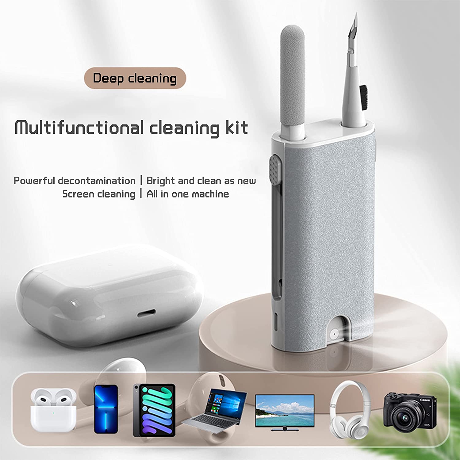 Smart Pen Digital - 5 في 1 سماعة فرشاة تنظيف