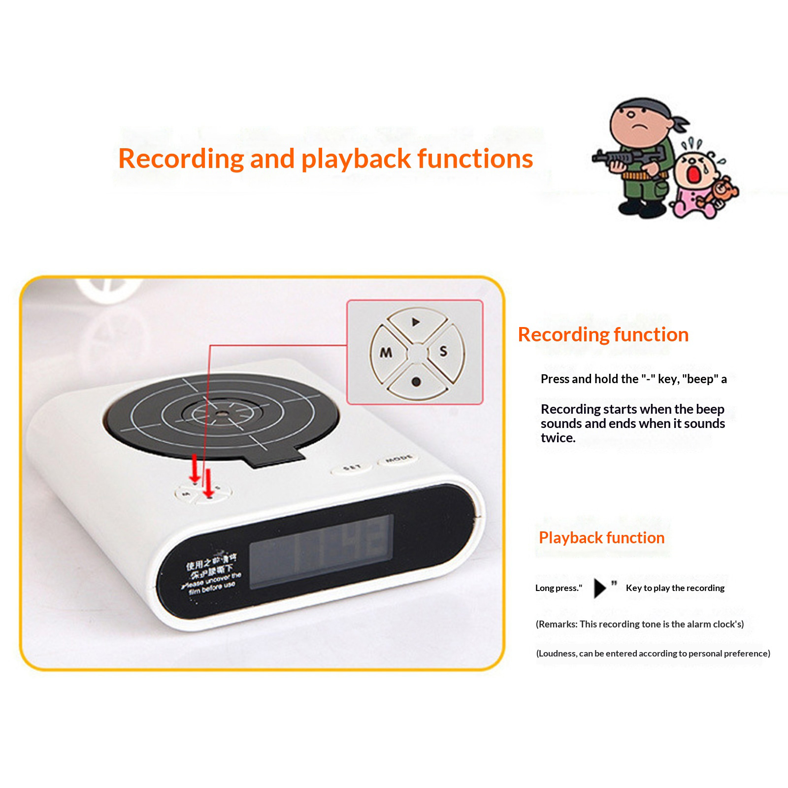 Electronics Gadgets To Gift - ساعة مكتب إلكترونية إبداعية بشاشة LED