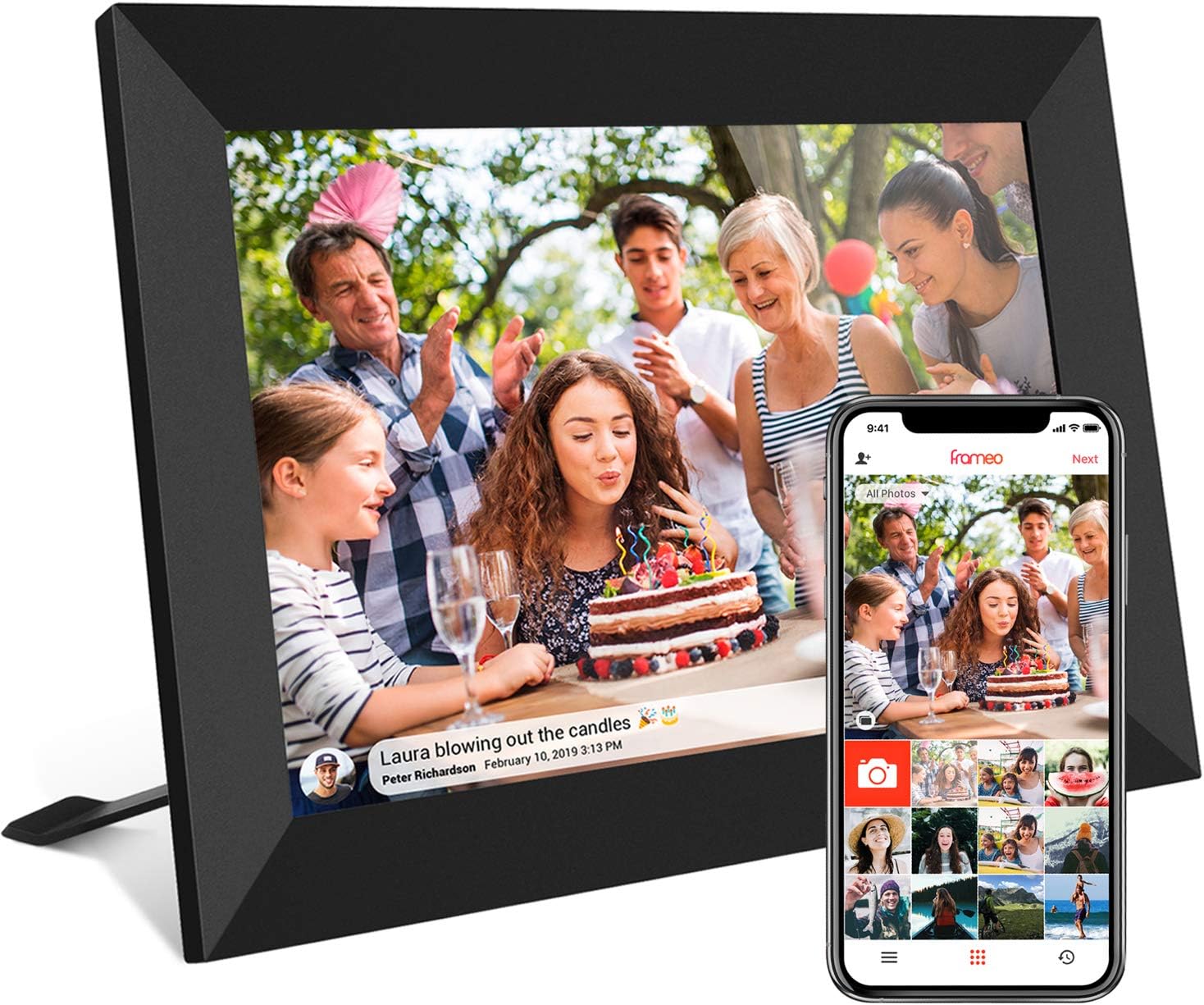 Digital Photo Frame Wifi - إطار صور رقمي ذكي بحجم 10.1