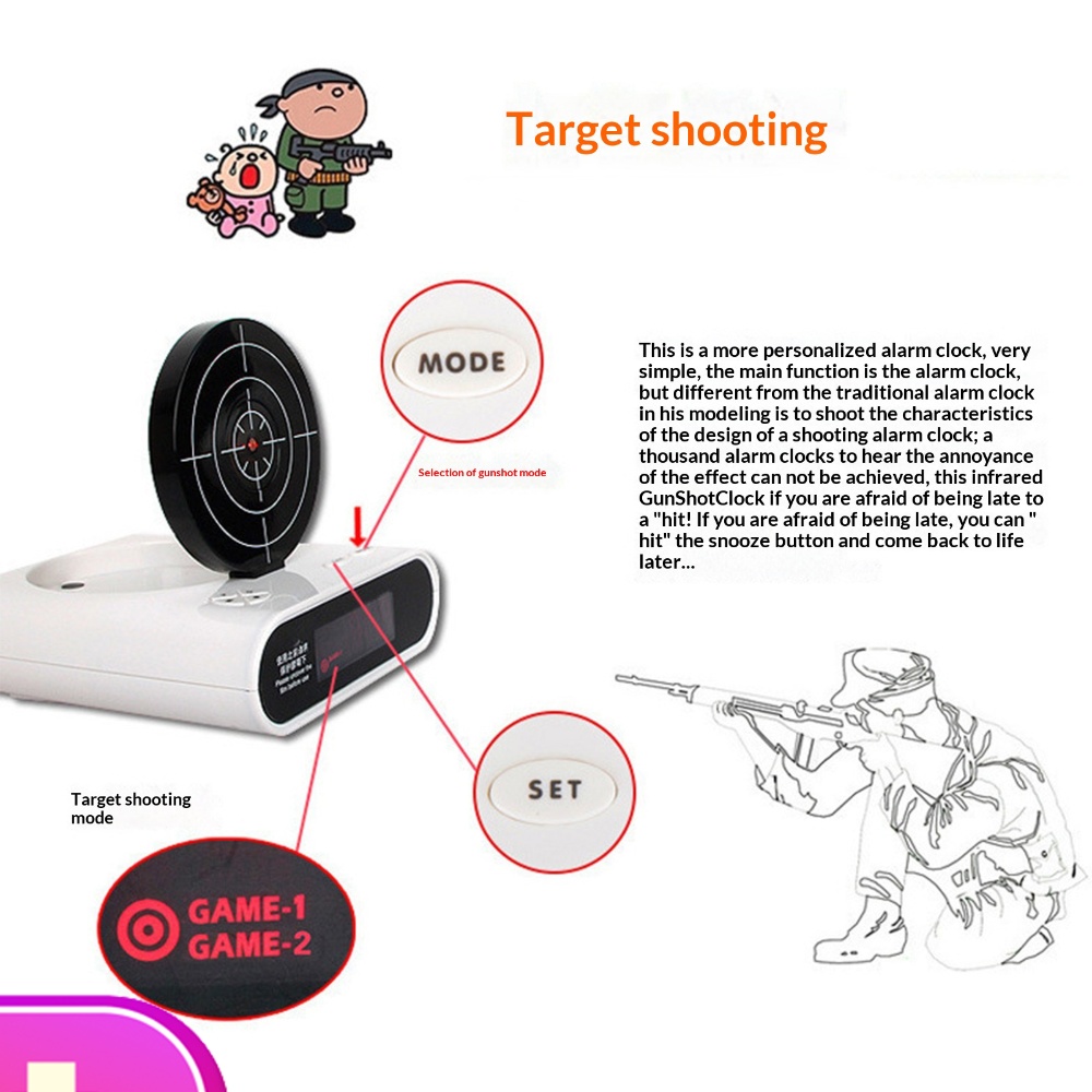 Electronics Gadgets To Gift - ساعة مكتب إلكترونية إبداعية بشاشة LED