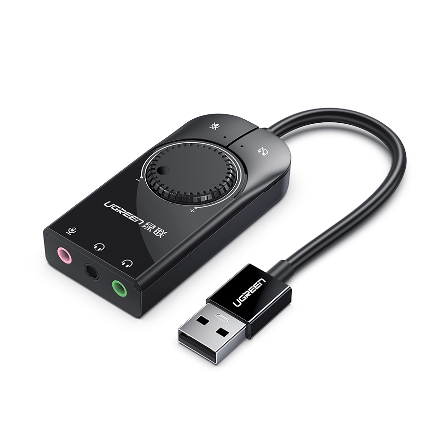 Usb Sound Card External - UGREEN USB كارت الصوت بطاقة الصوت