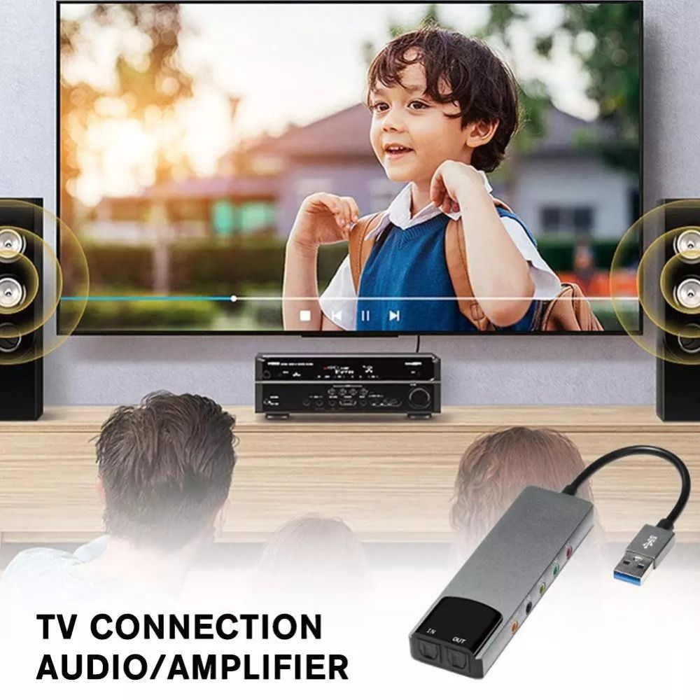 بطاقة صوت USB جديدة 7.1 5.1 قن - مراجعة Usb Sound Card External وسعره