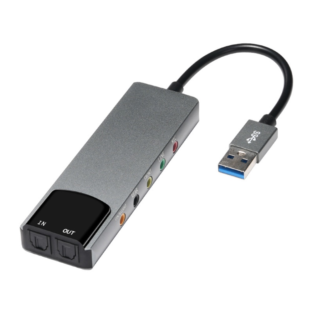 بطاقة صوت USB جديدة 7.1 5.1 قن - مراجعة Usb Sound Card External وسعره