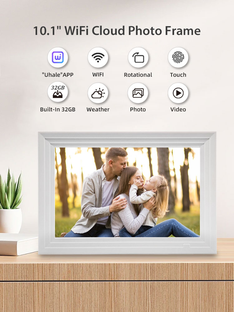 10.1 بوصة واي فاي إطار الصورة  - مراجعة Digital Photo Frame Wifi وسعره