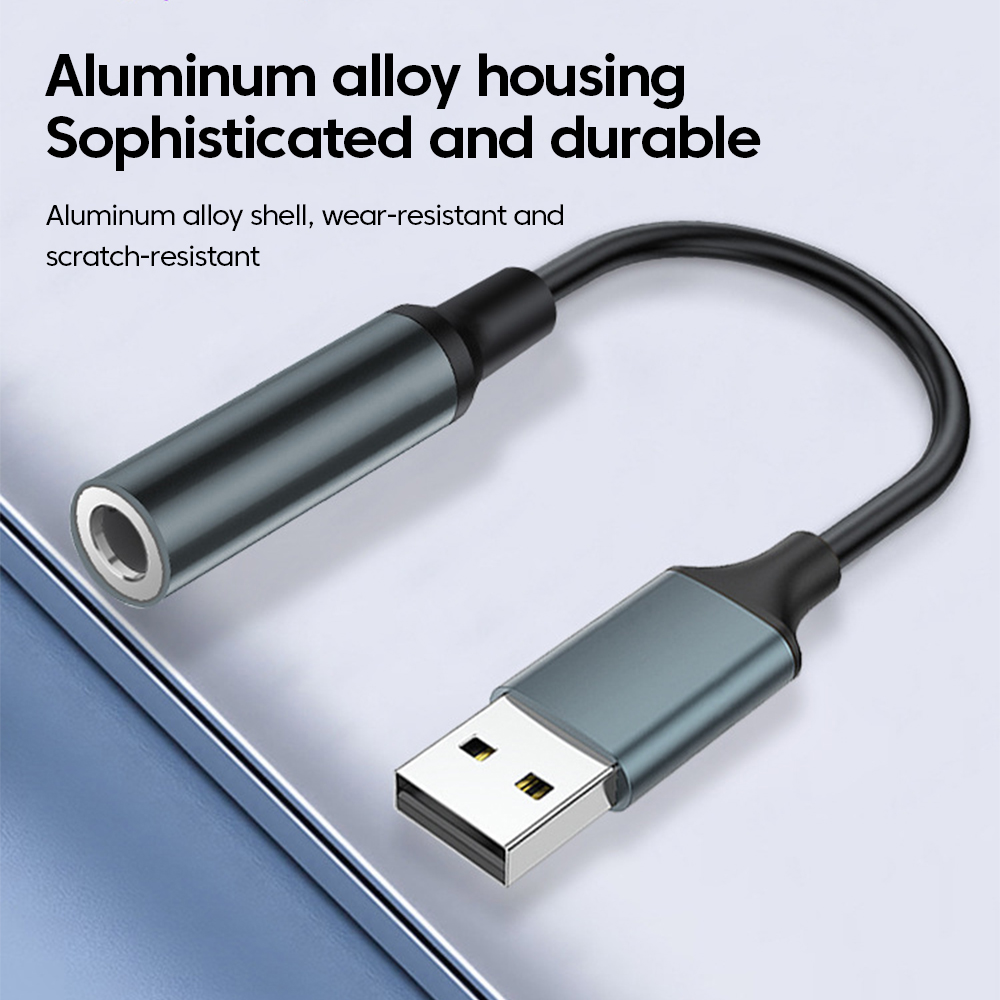 USB إلى 3.5 مللي متر الصوت AUX - مراجعة Usb Sound Card External وسعره