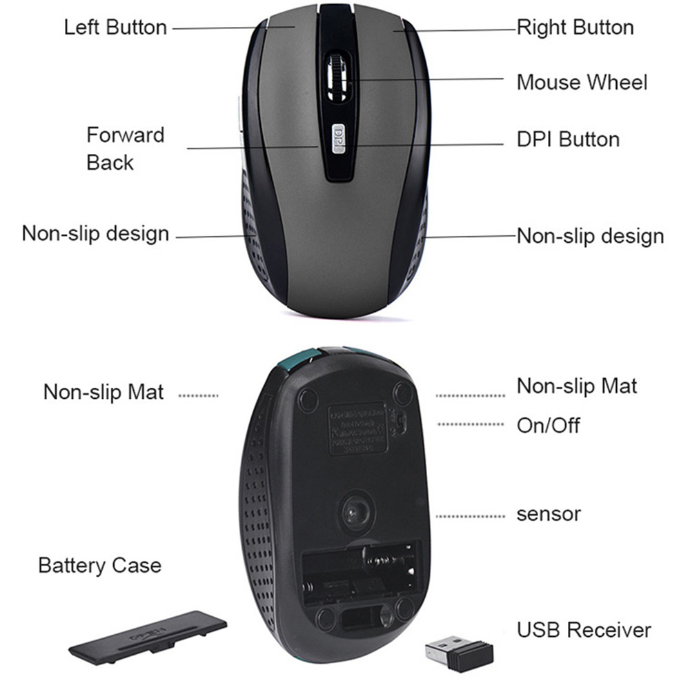 ماوس لاسلكي ماوس صامت 2.4G ماو - مراجعة Auto Mouse Mover وسعره
