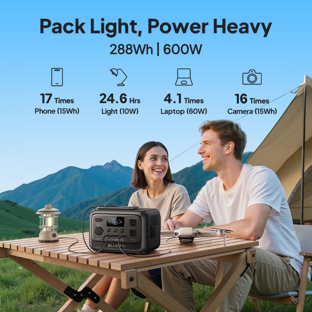 【تجديد】محطة طاقة محمولة BLUETT - مراجعة Solar Powered Charger وسعره