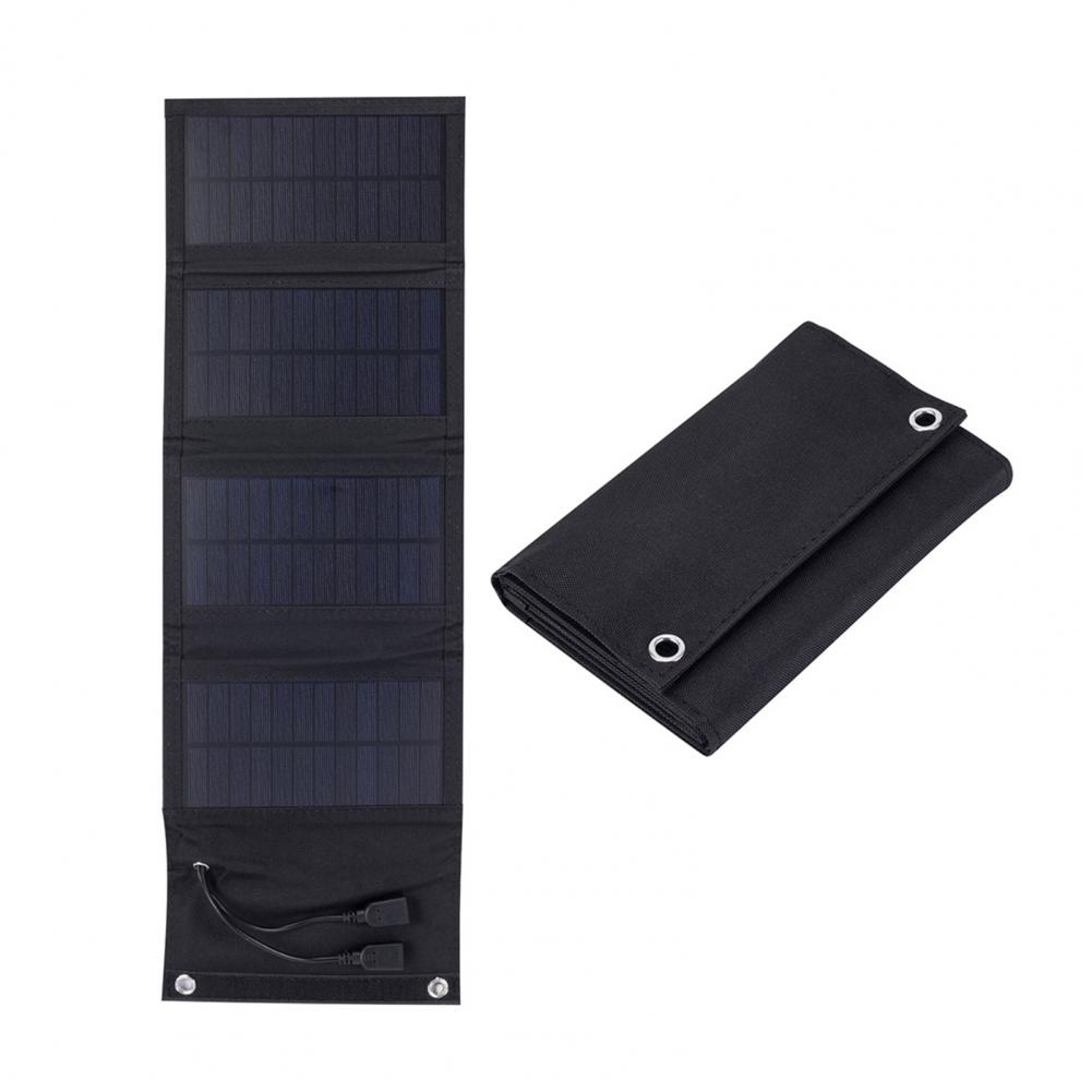 شاحن شمسي محمول قابل للطي بقوة - مراجعة Solar Powered Charger وسعره