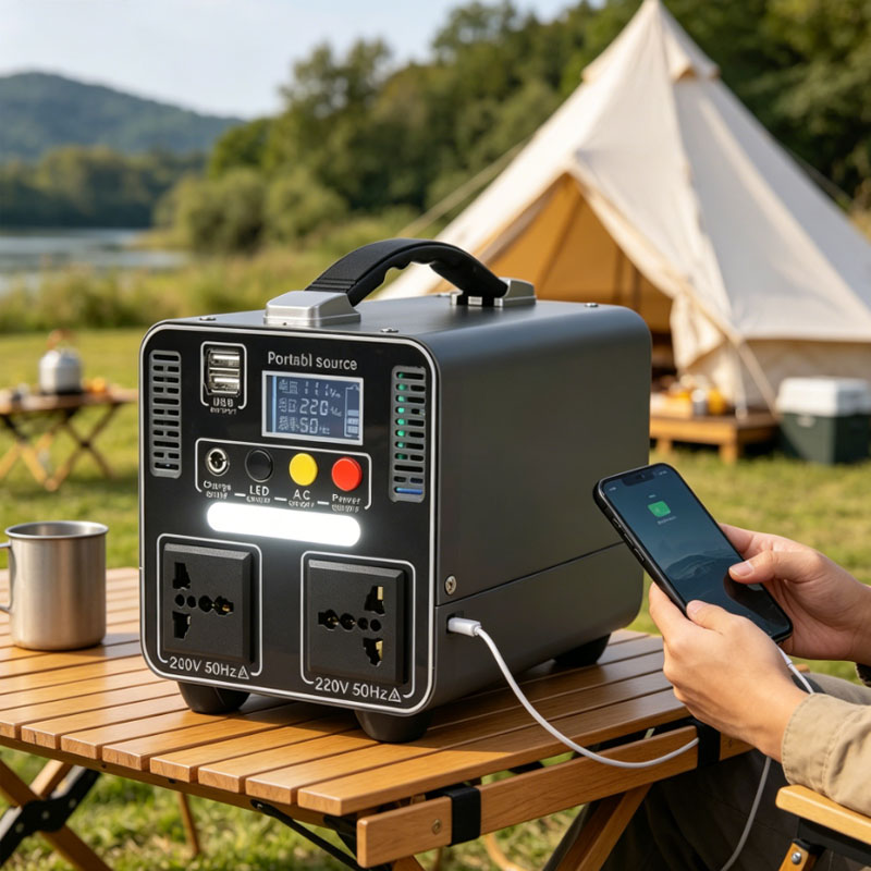 محطة طاقة محمولة 300 واط 166.5 - مراجعة Solar Powered Charger وسعره