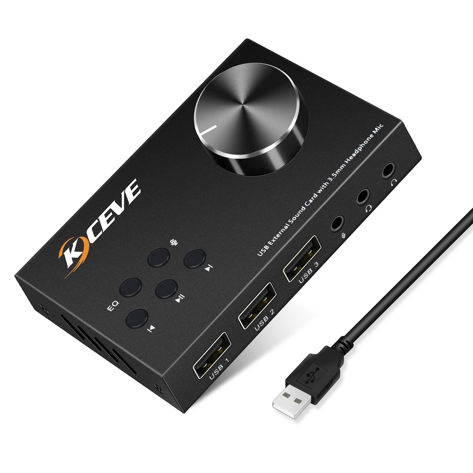 بطاقة صوت خارجية مع تحكم في مس - مراجعة Usb Sound Card External وسعره