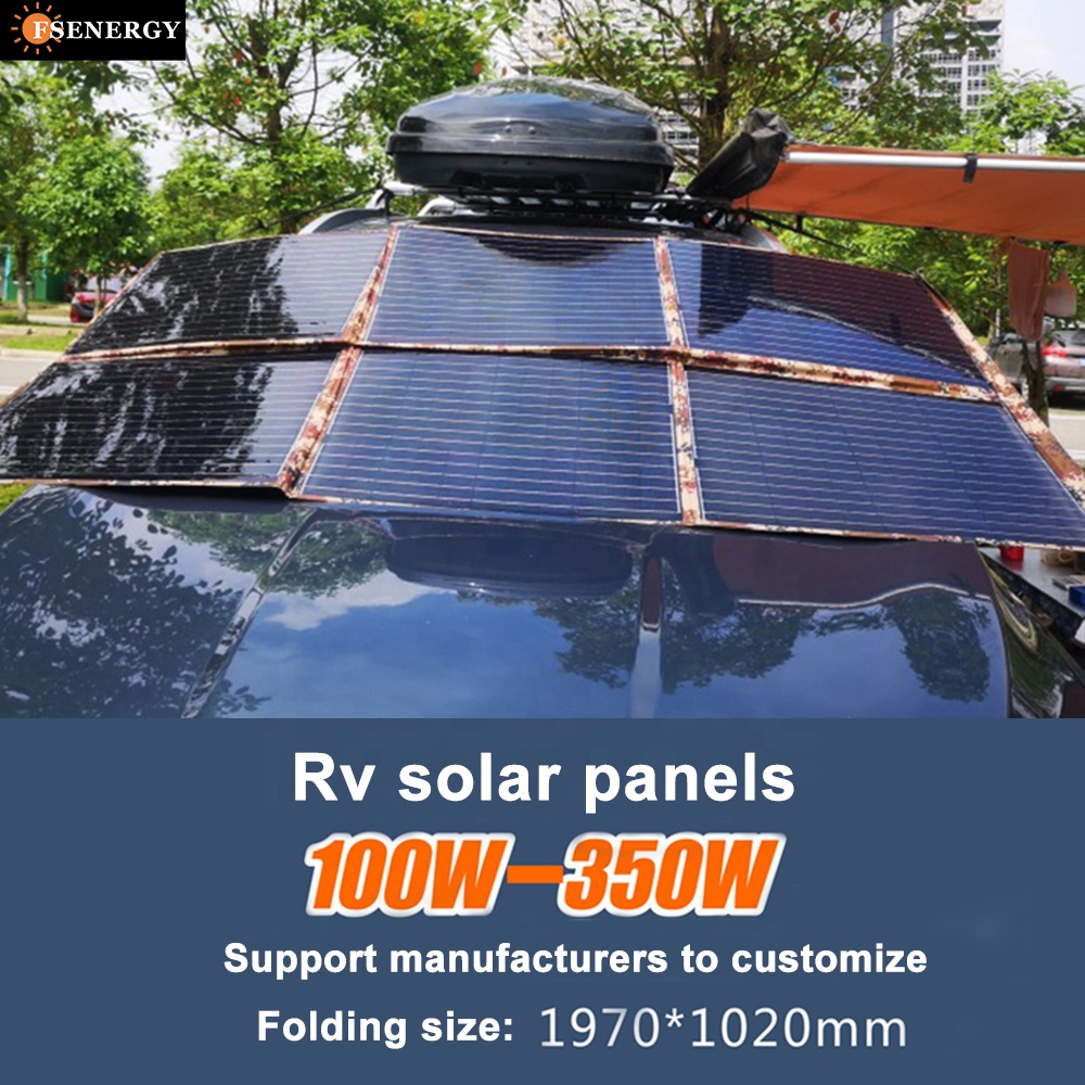 لوح شمسي مرن أحادي البلورة بقد - مراجعة Solar Powered Charger وسعره