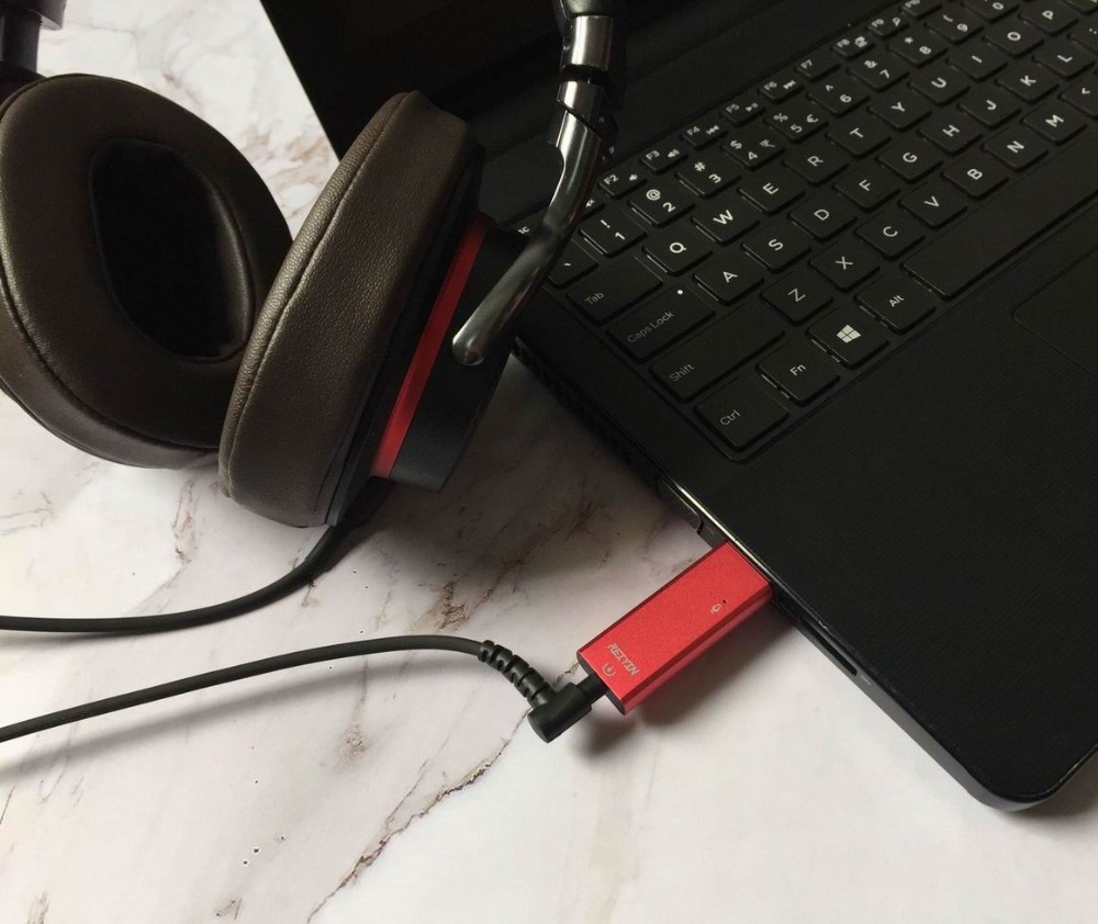 Reiyin-USB الصوت المحمولة DAC  - مراجعة Usb Sound Card External وسعره
