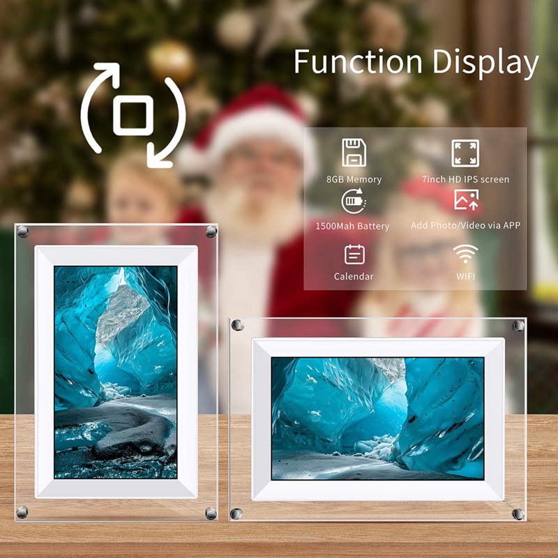 إطار صور رقمي جديد شفاف من الأ - مراجعة Digital Photo Frame Wifi وسعره