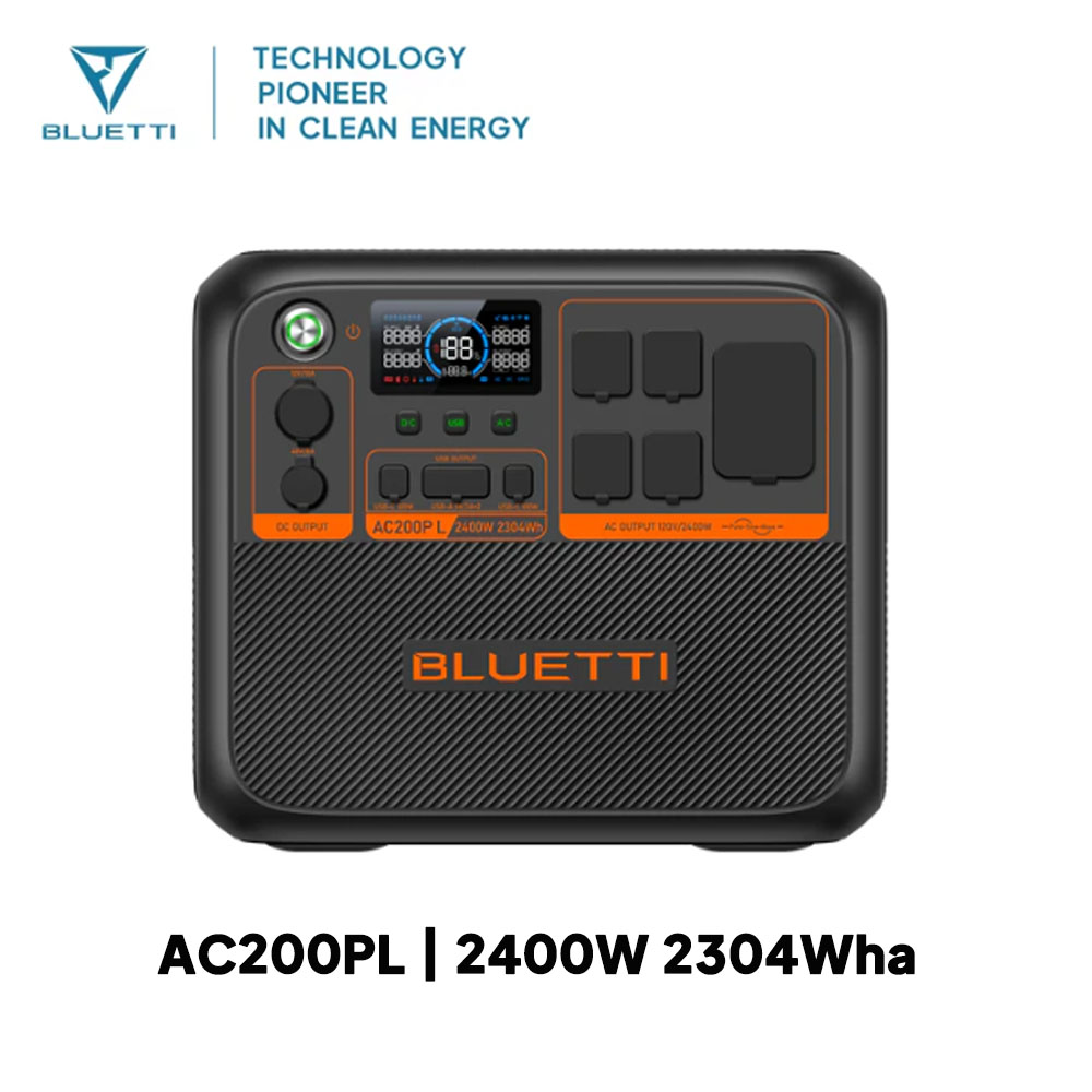 محطة طاقة محمولة BLUETTI AC200 - مراجعة Solar Powered Charger وسعره