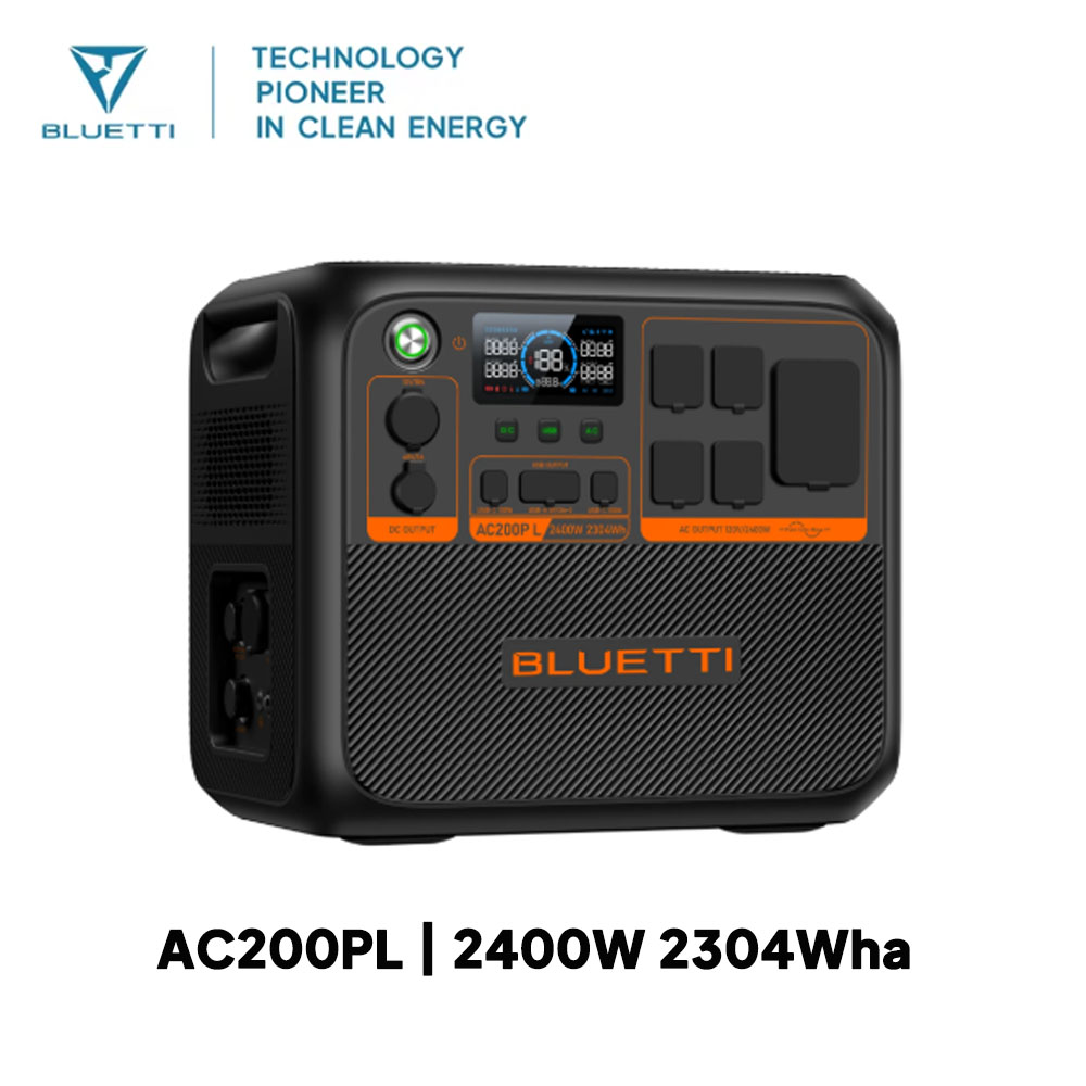 محطة طاقة محمولة BLUETTI AC200 - مراجعة Solar Powered Charger وسعره
