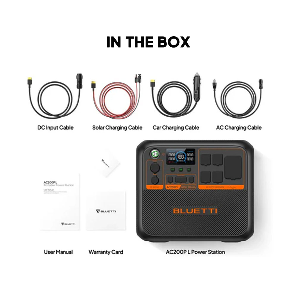 محطة طاقة محمولة BLUETTI AC200 - مراجعة Solar Powered Charger وسعره