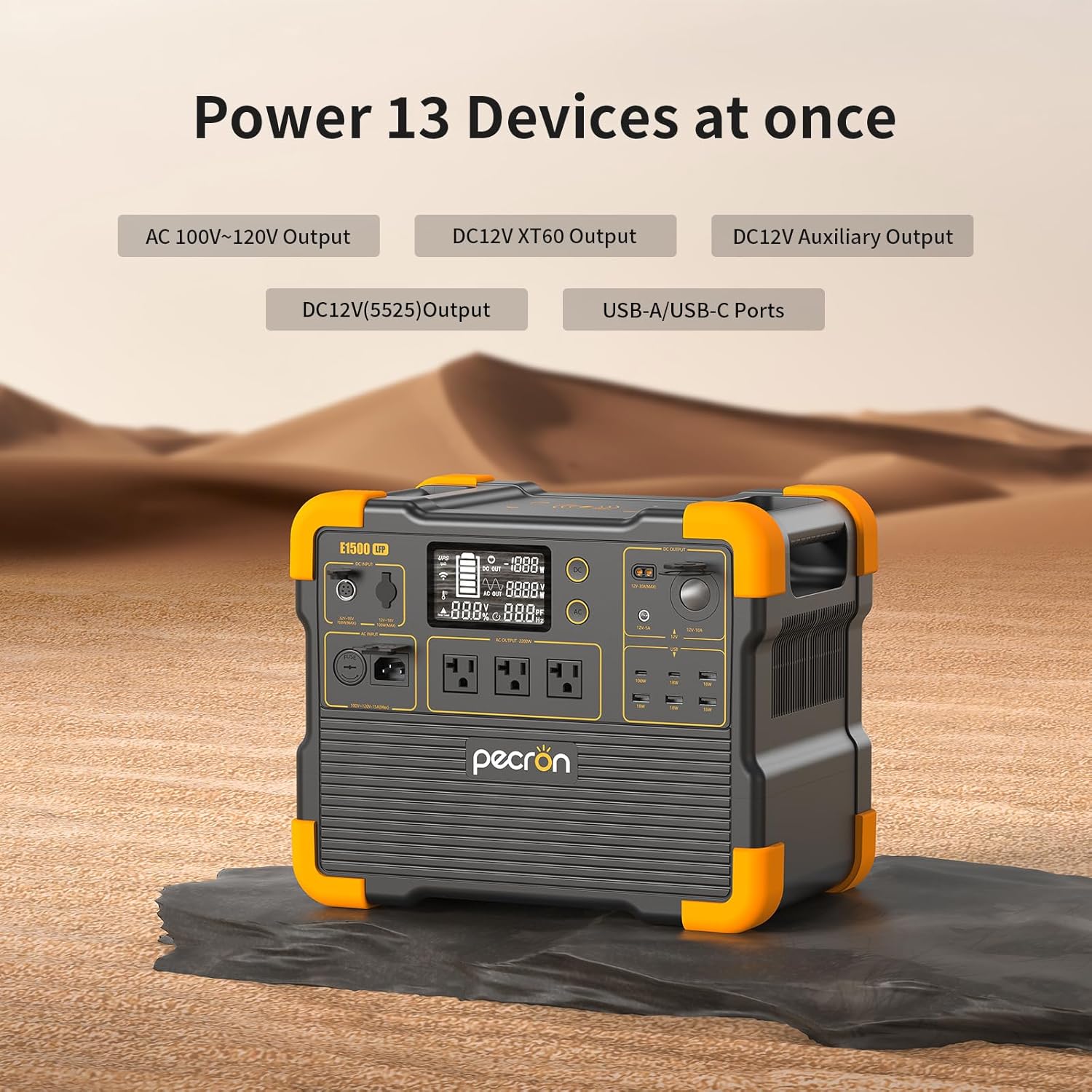 محطة طاقة محمولة Uesd-Pecron E - مراجعة Solar Powered Charger وسعره