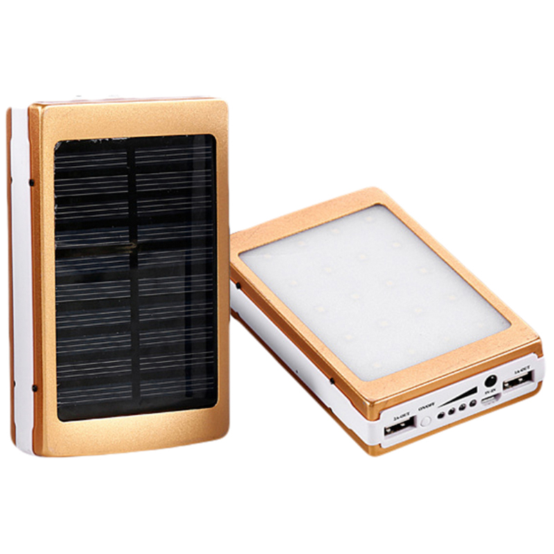 5x18650 Powerbank المحمولة Pov - مراجعة Solar Powered Charger وسعره