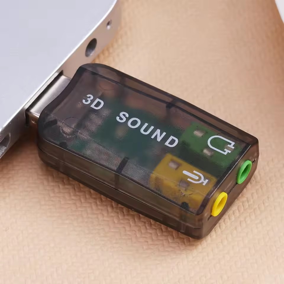 سماعة رأس صغيرة محمولة خارجية  - مراجعة Usb Sound Card External وسعره