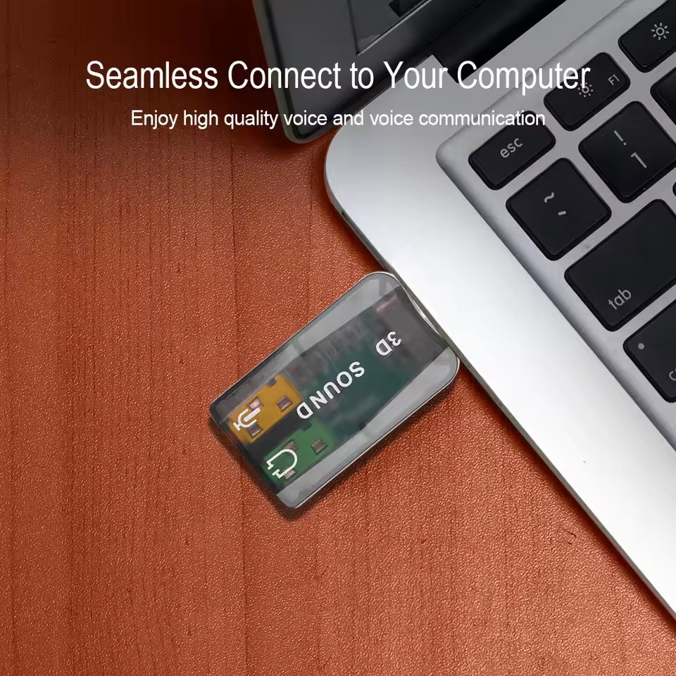 سماعة رأس صغيرة محمولة خارجية  - مراجعة Usb Sound Card External وسعره